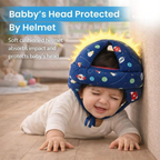 Baby Safety Helmet with Free Knee Pads | Toddler Crawling & Walking Head Protection