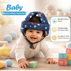 Baby Safety Helmet with Free Knee Pads | Toddler Crawling & Walking Head Protection