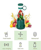BlendEase™ Portable Mini Juice Blender | USB Rechargeable & Travel-Friendly