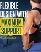 Dr. Flex Guard Posture Support Belt | Adjustable Back Support for Men & Women