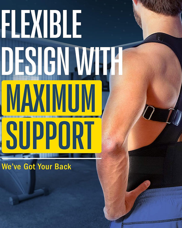 Dr. Flex Guard Posture Support Belt | Adjustable Back Support for Men & Women