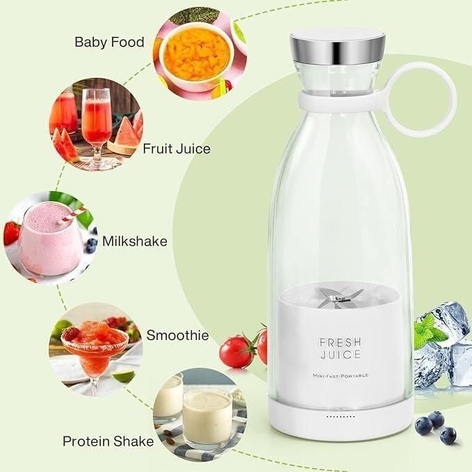BlendEase™ Portable Mini Juice Blender | USB Rechargeable & Travel-Friendly