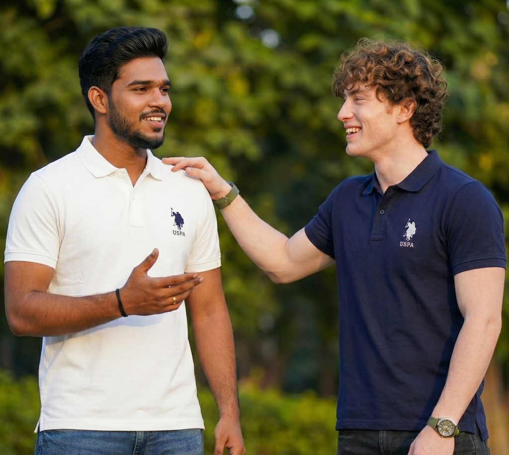 U.S. Polo Assn Embroidered Polo T-Shirt Combo (Buy 1 Get 1 Free) | Premium Cotton