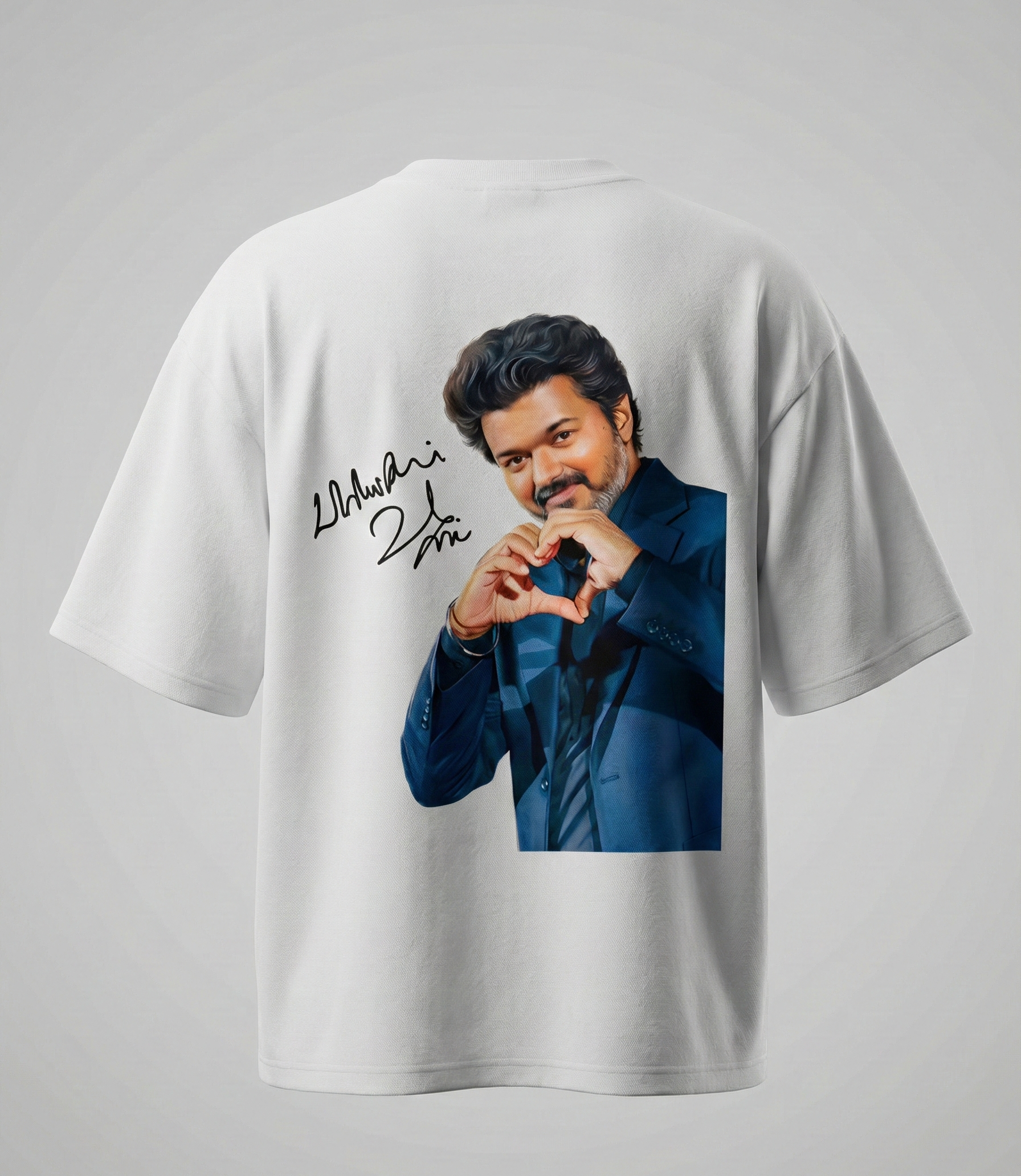 Thalapathy Forever – Vijay Signature Edition Unisex Oversized Standard T-Shirt