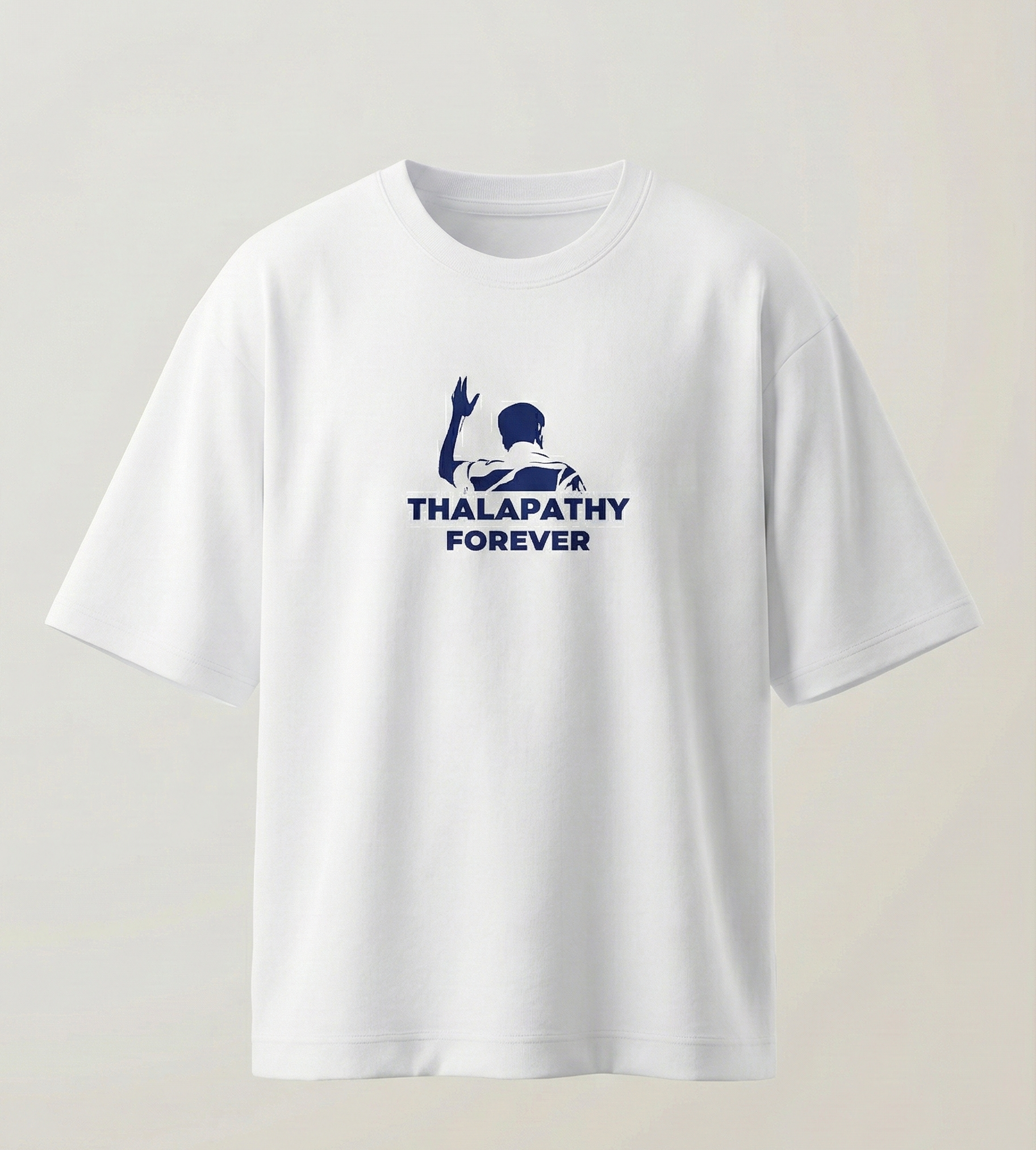 Thalapathy Forever – Vijay Signature Edition Unisex Oversized Standard T-Shirt
