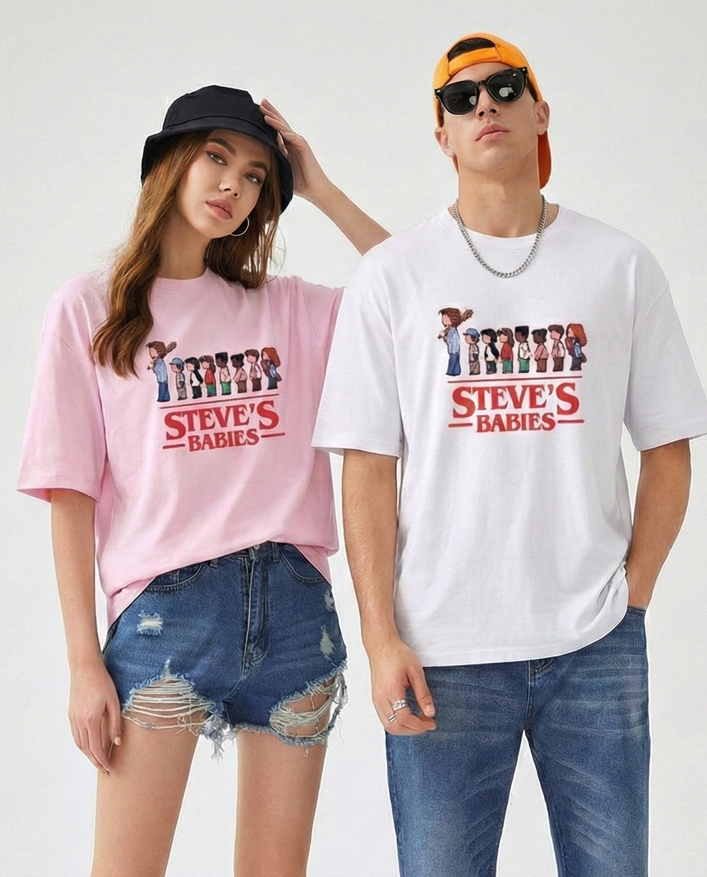 Stranger Things Steve Harrington Edition Oversized T-Shirt | Steve’s Babies