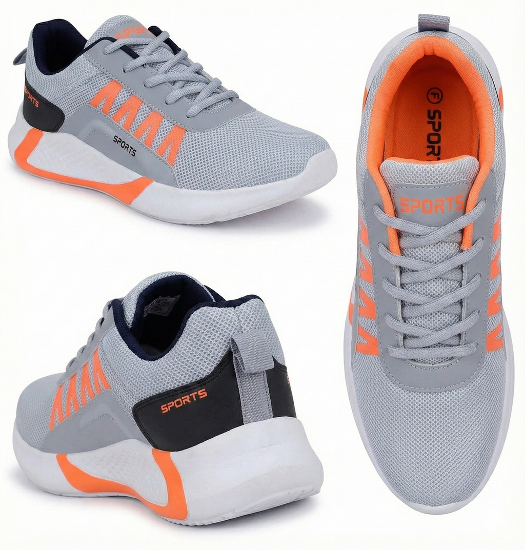 First™ Men’s Sports Shoes Combo (Pack of 3) | Lightweight Running & Gym