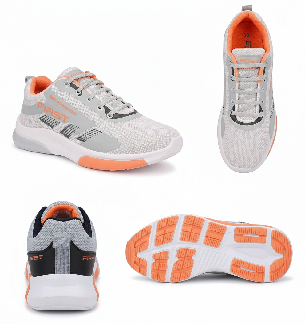 First™ Men’s Sports Shoes Combo (Pack of 3) | Lightweight Running & Gym