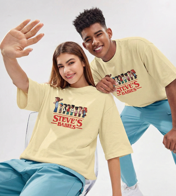 Stranger Things Steve Harrington Edition Oversized T-Shirt | Steve’s Babies