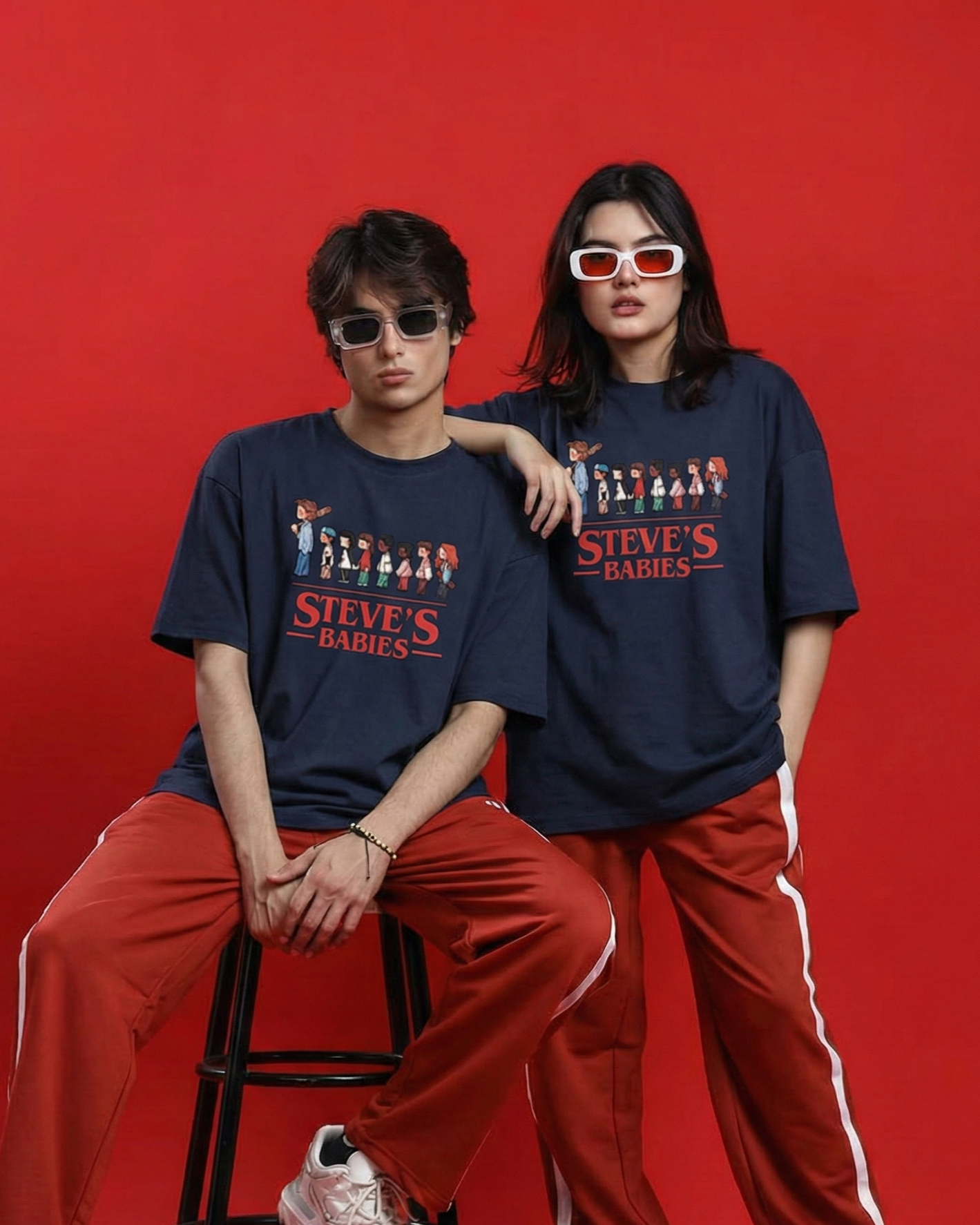 Stranger Things Steve Harrington Edition Oversized T-Shirt | Steve’s Babies