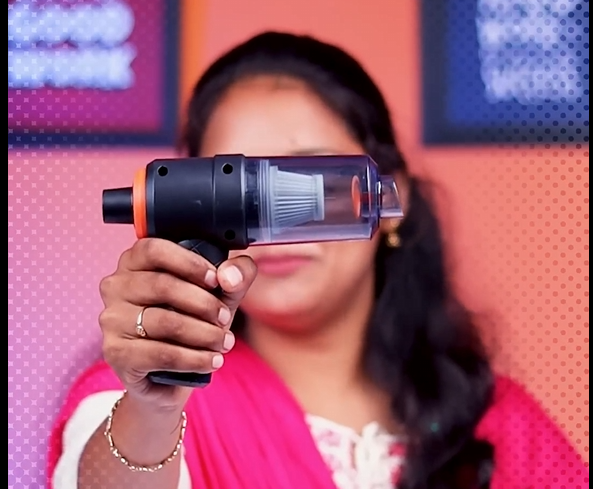 ProVac™ Wireless Car Vacuum Cleaner | Turbo Suction + Type-C Fast Charge