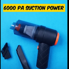 New ProVac™ Wireless Car Vacuum Cleaner Turbo Suction + Type-C Fast Charge