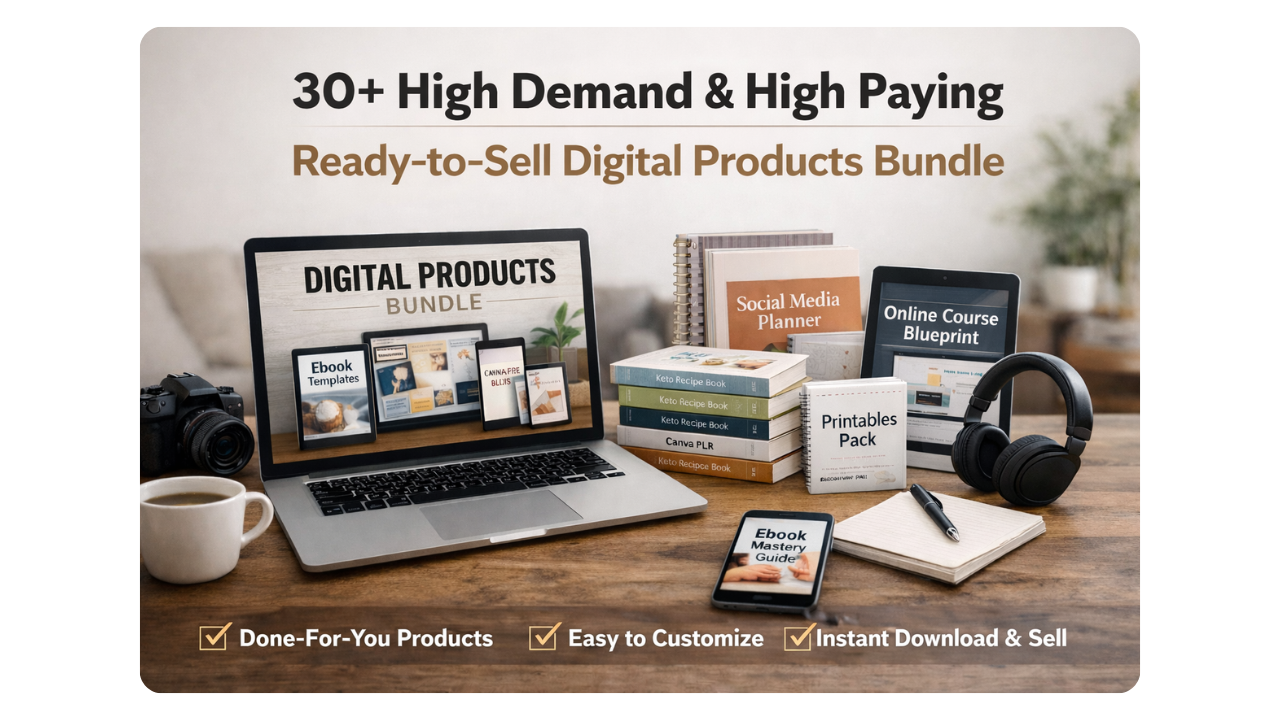 30+ Ready-Made High-Demand Digital Products (India Edition)
