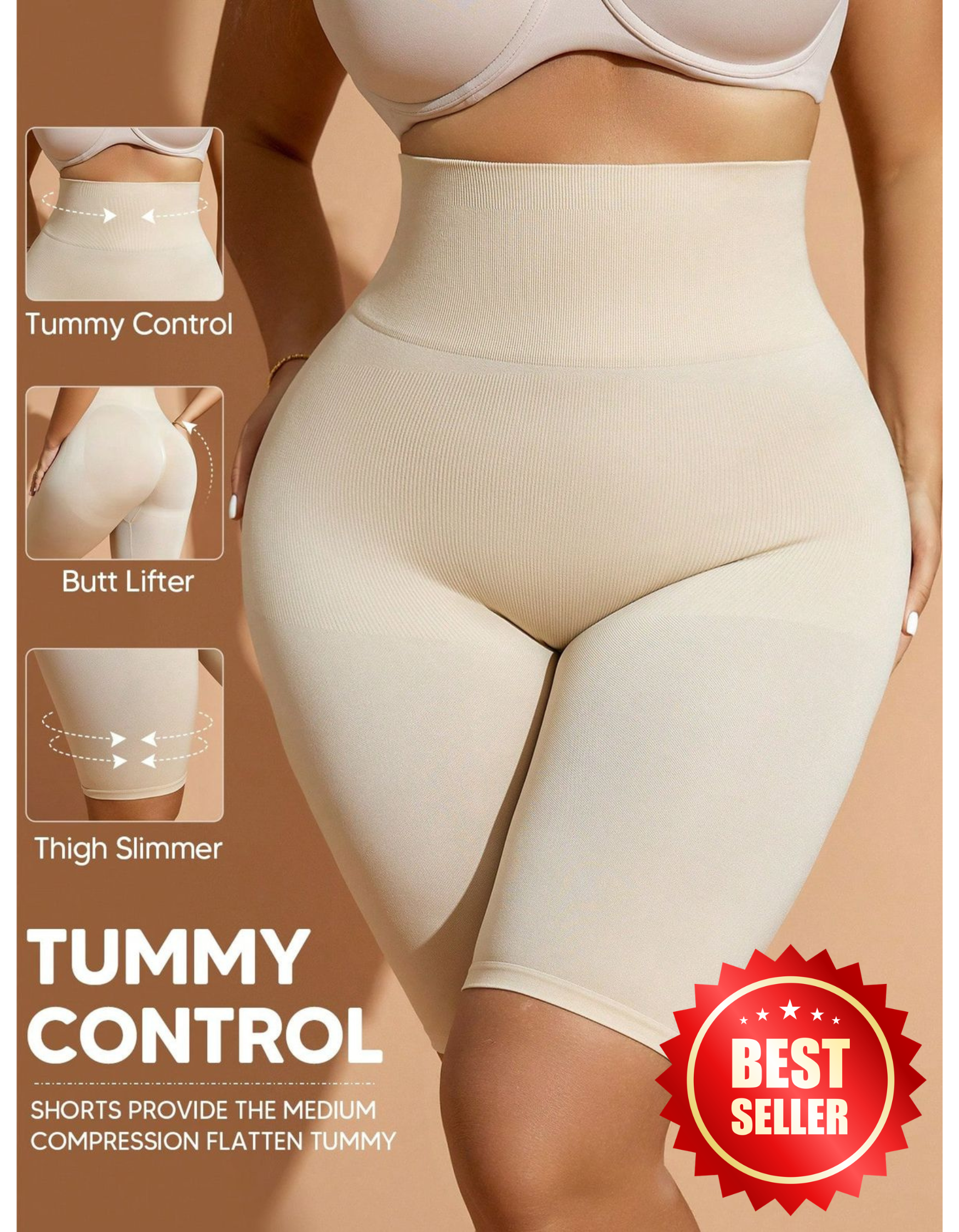 New 4-in-1 Seamless  Tummy and Body Shaper for Women Quick Slim® Shape Wear